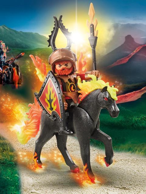 Fire Horse with Rider