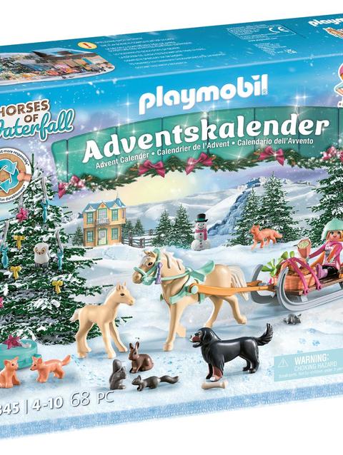 Advent Calendar Horses of Waterfall - Christmas Sleigh Ride